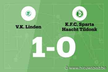 Somers leidt Linden voorbij Sparta Haacht Tildonk