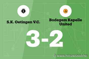 Oetingen wint met doelpunt verschil tegen BOKA United B