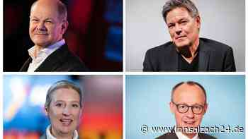 „Quadrell“ live mit Merz, Scholz, Weidel und Habeck: Wagenknecht mischt sich ein