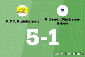 Vier opeenvolgende overwinningen voor KFC Kluisbergen na 5-1 zege tegen Eendracht Machelen-aan-de-Leie B