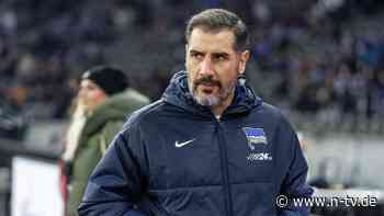 Bittere Pleite bringt das Aus: Hertha BSC wirft Trainer Cristian Fiél raus