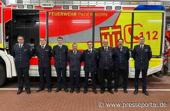 FW Paderborn: Jahreshauptversammlung des Löschzuges Stadtmitte