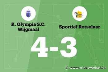Olympia Wijgmaal B wint met één goal verschil van Rotselaar B