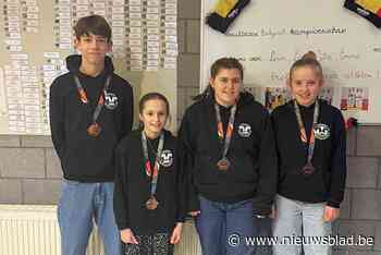 Vier keer brons voor Judoclub Hirano Brecht op BK Jeugd in Herstal