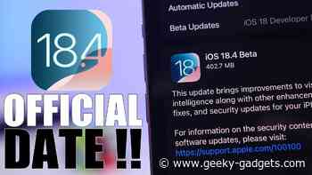 iOS 18.4 Beta 1 Coming Next Week
