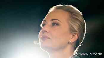 Putin-Regime soll enden: Nawalny-Witwe ruft Regierungsgegner zu Protesten auf