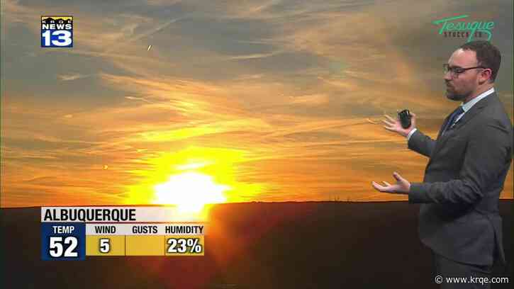 Warm and windy conditions to start the week