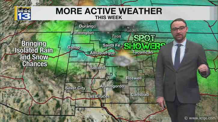 Warm, dry, and windy start before more moisture this week