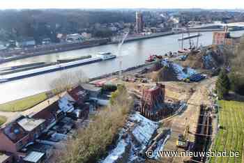 Bruggenbouwers laten zich niet afremmen door vrieskou