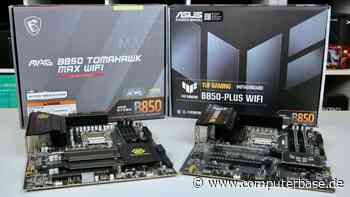 B850-Mainboards im Test: Asus TUF Gaming vs. MSI MAG Tomahawk (vs. X870)