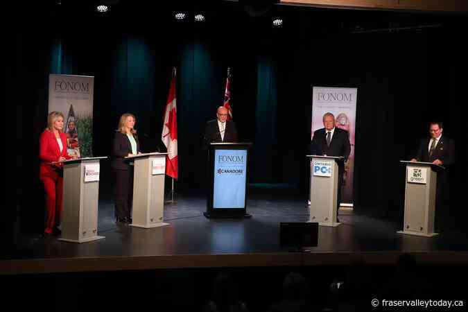 Ontario election: Party leaders to face off live in televised debate in Toronto