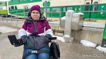 Barrie woman says GO Train spots reserved for people with disabilities are misused daily