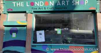 Owner vows to 'fight as hard as I can' after closure notice appears at art shop