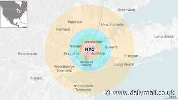 Terrifying interactive map reveals exactly what will happen if the 'city-destroying' asteroid hits one of the world's most populated areas in 2032