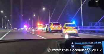 Police still searching River Thames for suspect linked to Kent pub shooting