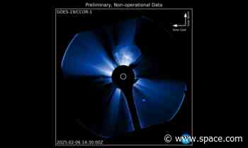 Watch the sun erupt in new images from NOAA's weather satellite