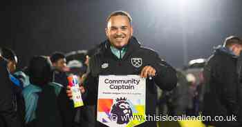 West Ham stars and Idris Elba surprise youth leader with community accolade