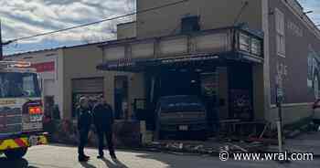 Truck crashes through front doors of Lincoln Theater in downtown Raleigh