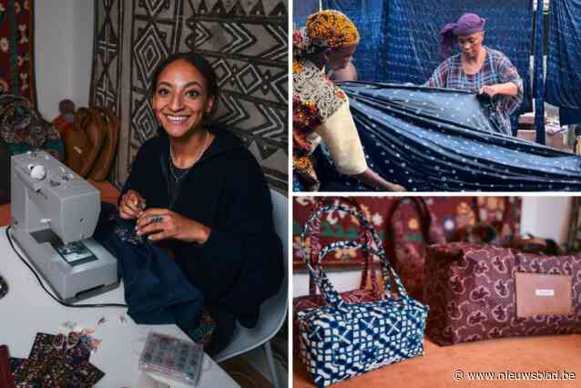 Actrice Maïmouna Badjie maakt kleurrijke tassen met handgemaakte Afrikaanse stoffen: “Zo breng ik stukje Gambia naar hier”