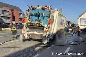 Remmen van vrachtwagen vatten vuur tijdens het rijden: “Vlammen flakkerden steeds weer op”