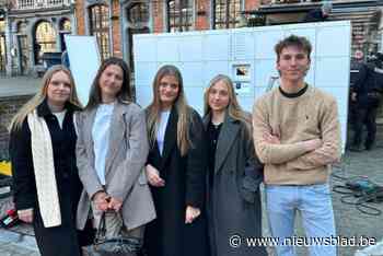 Studenten plaatsen veilige kluisjes op Oude Markt om spullen tijdelijk op te bergen: “Project kwam voort uit frustraties tijdens het uitgaan”