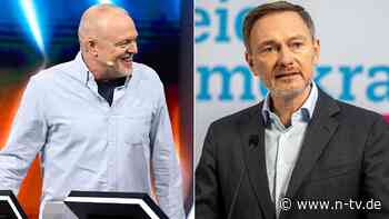 "Lindner ist 'ne Lusche": Stefan Raab empfängt den FDP-Chef