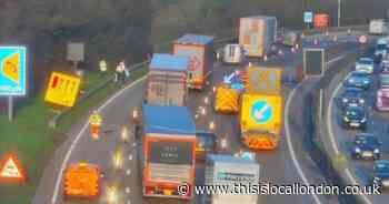 LIVE as two-hour traffic CHAOS hits M25 after three vehicle crash