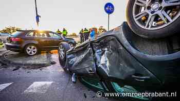 112-nieuws: motorrijder zwaargewond na ongeluk • auto op zijn kop