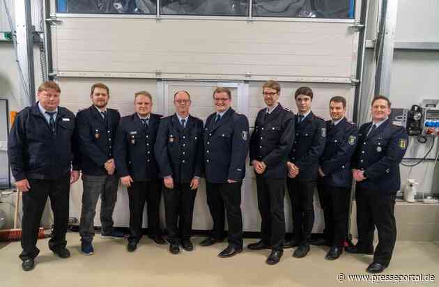 FW Flotwedel: Jahreshauptversammlung der Ortsfeuerwehr Sandlingen - Neuwahlen, Beförderungen und Ehrungen