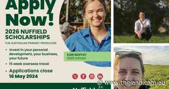 Applications open for 'life changing experience' to drive Aust ag forward