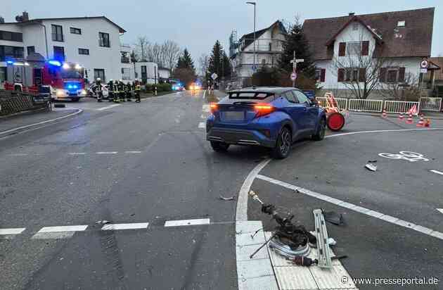 KFV Bodenseekreis: Verkehrsunfallserie mit 6 beteiligten Fahrzeugen