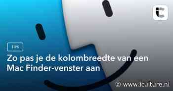 Zo pas je de kolombreedte van een Mac Finder-venster aan
