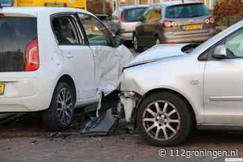 Fors ongeval op de Piet Heinlaan Winschoten