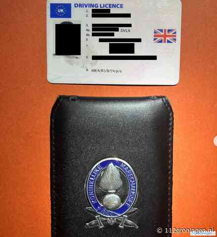 Vals rijbewijs bij controle in Holwierde