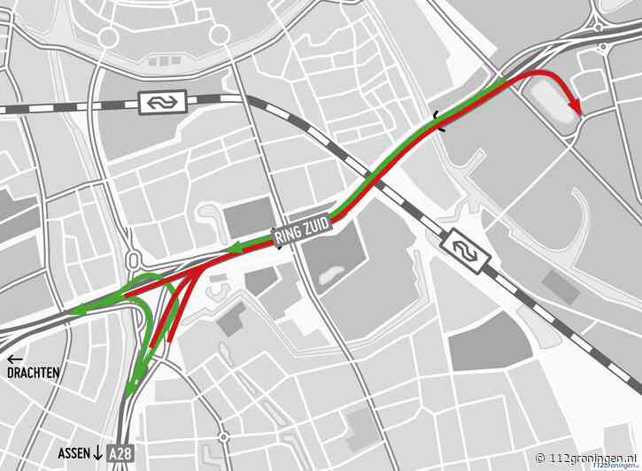 Ring Zuid zaterdag dicht vanaf Julianaplein tot Europaweg
