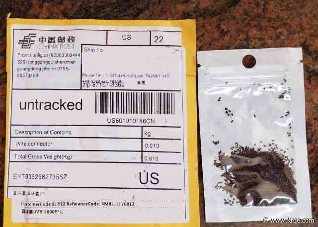 NMDA warns about about mystery seeds arriving in the mail
