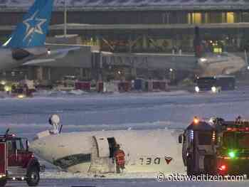 Toronto plane crash diverts 11 flights to Ottawa airport