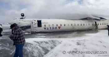 Vliegtuig ondersteboven: meerdere gewonden gemeld