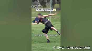 Bait Backpack Prank 😂 #Pranks #JoeySalads #ViralVideos