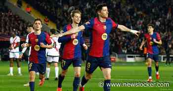 Barcelona wint dankzij penalty Lewandowski en wipt over Madrileense clubs naar koppositie