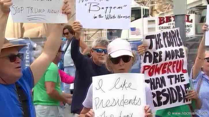 ‘No kings on Presidents Day' rings out from protests against Trump and Musk