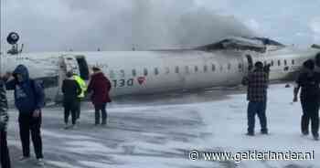 Vliegtuig crasht en eindigt op z’n kop in Toronto: ‘Dat we er allemaal nog zijn is fantastisch’