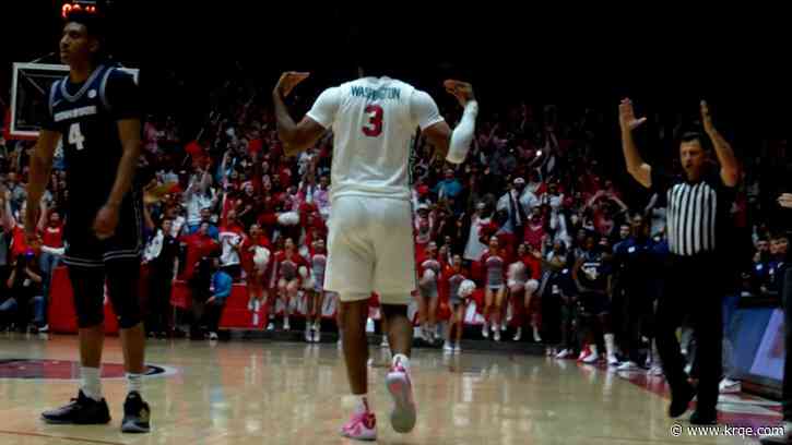 Tru Washington picks up first Mountain West weekly honor, 8th for Lobos this season