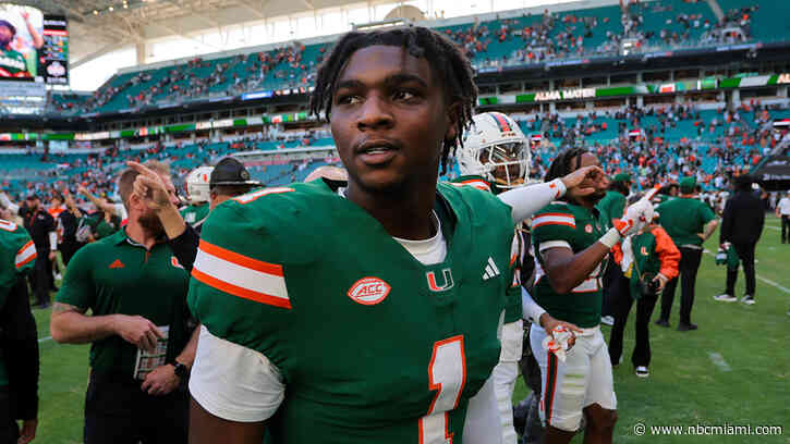 Cam Ward has answer for anyone who thinks he quit on Miami after breaking TD record in bowl game