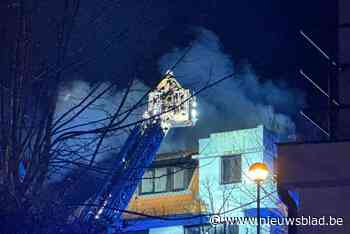 Vlammenzee vernielt leegstaande woning