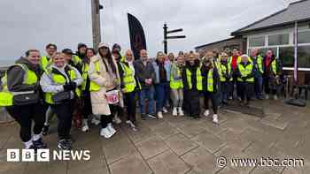Fundraising walk for stab victim charity
