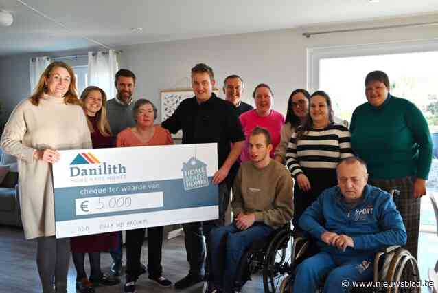 Medewerkers Danilith Delmulle wandelen en fietsen wereld rond voor Villa Vip