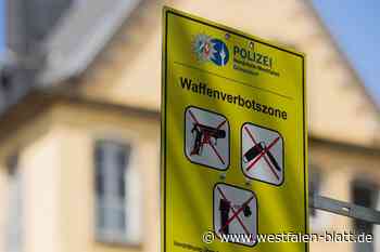 Waffenverbotszone: Entscheidung in Bielefeld rückt näher