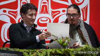 Trudeau emotional at ceremony as Haida celebrate title agreement