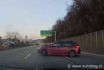 Video: Bestuurder heeft alle geluk van de wereld